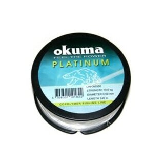 Okuma Platinum, 0,50 mm, 245 m Spule